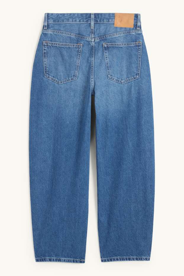 Mujer - Barrel jeans - high waist - vaqueros - azul claro