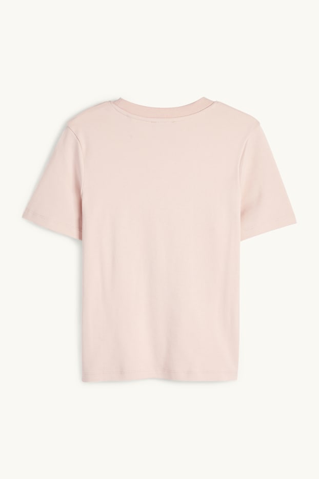 Dámské - Tričko - regular fit - růžová