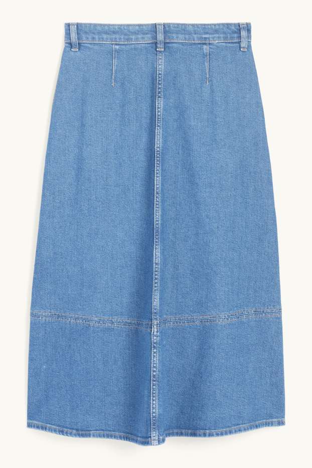 Damen - Jeansrock - helljeansblau