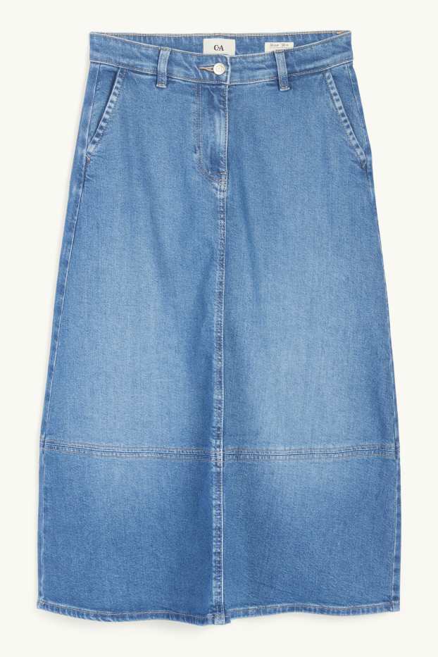 Damen - Jeansrock - helljeansblau