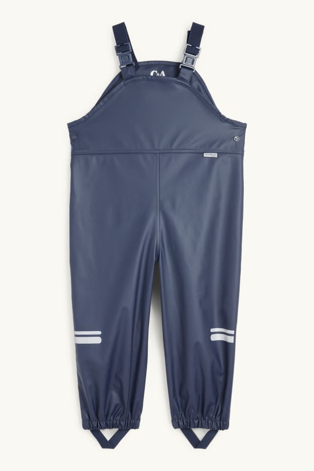 Copii - Băieți - Pantaloni de ploaie - impermeabili - albastru închis