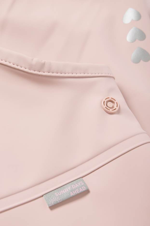 Kinder Mädchen - Regenhose - wasserdicht - rosa