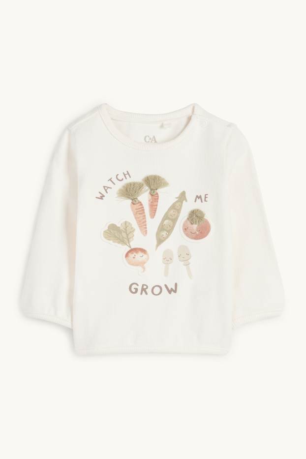 Unisex - Vegetables - baby outfit - 2 piece - cremewhite