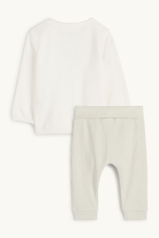 Unisex - Vegetables - baby outfit - 2 piece - cremewhite