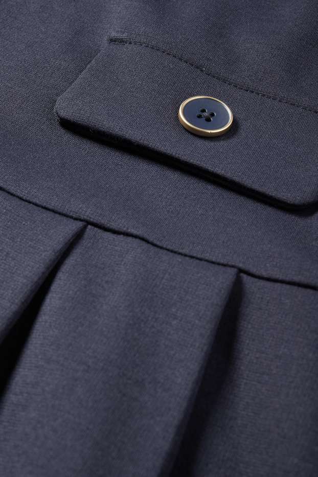 Children Girls - Dress - dark blue