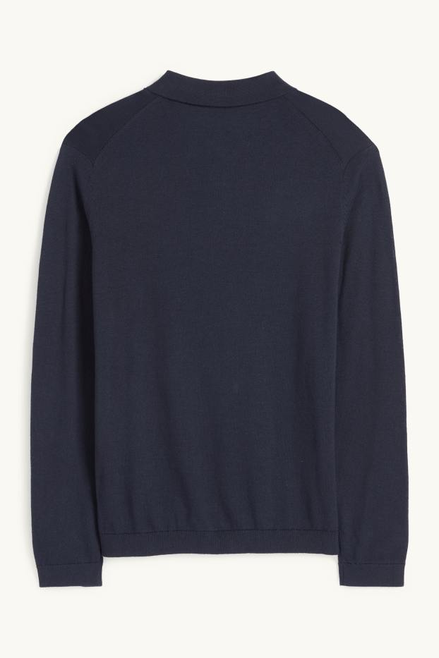 Kinder Buben - Pullover - dunkelblau