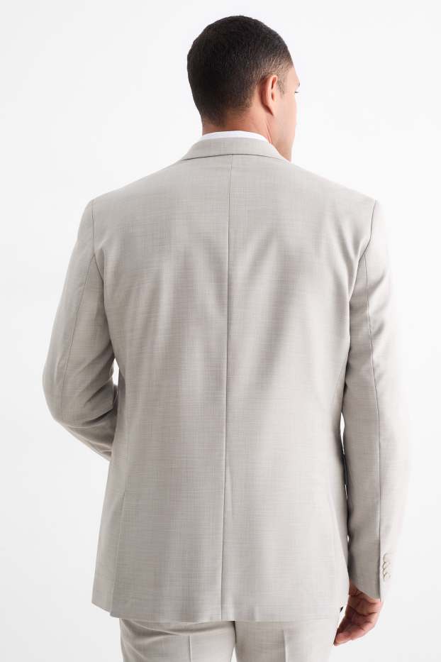 Herren - Baukasten-Sakko - Regular Fit - Flex - hellgrau