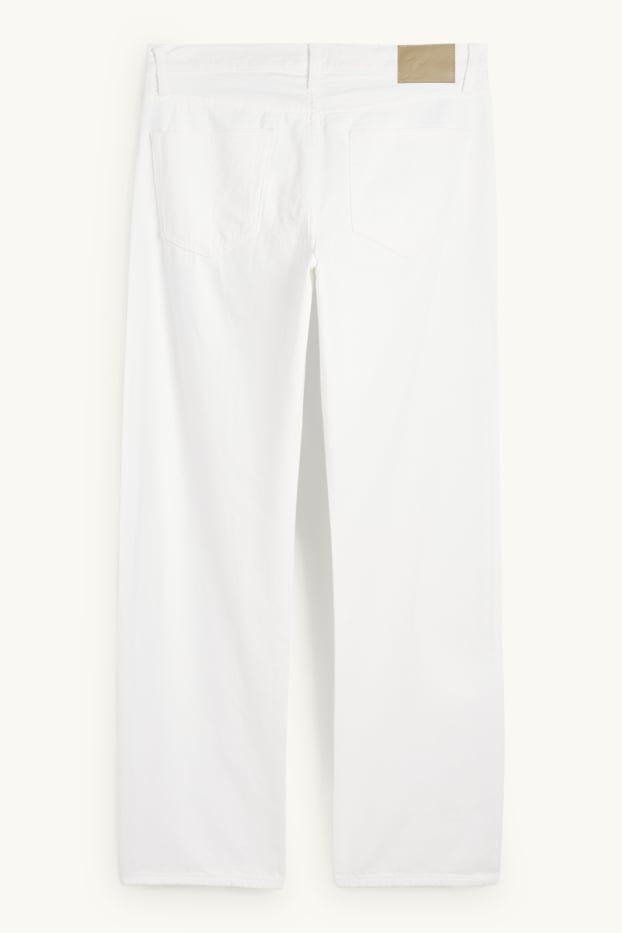 Herren - Relaxed Jeans - weiss