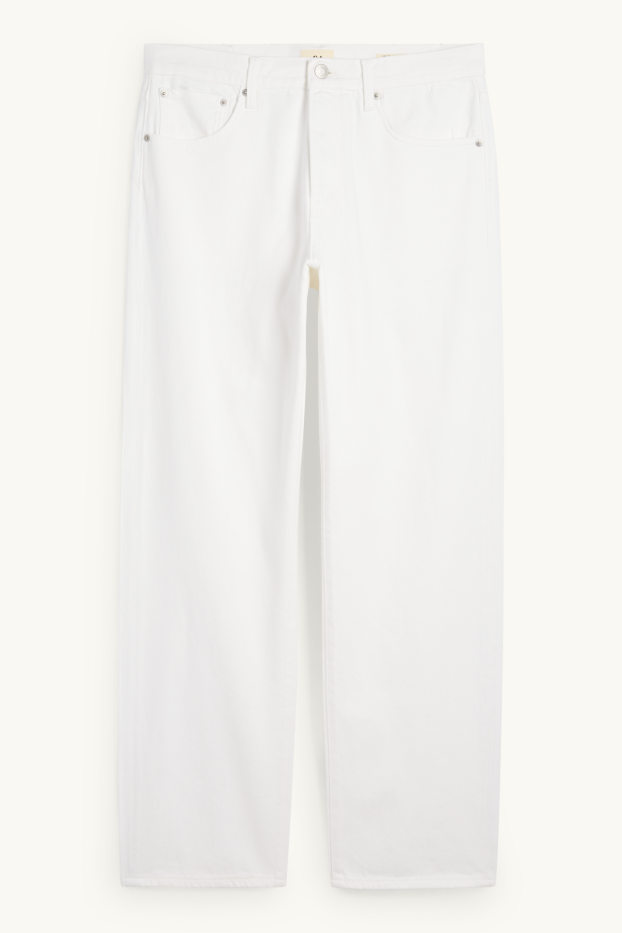 Herren - Relaxed Jeans - weiss