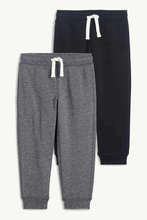 Enfants garçons - Lot de 2 - pantalon de jogging - noir