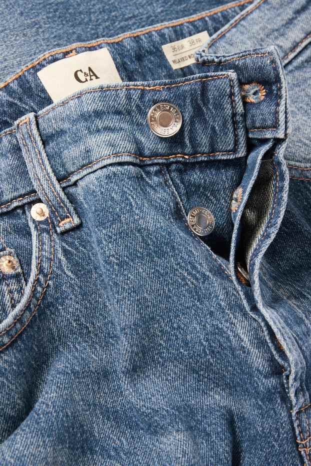 Dona - Relaxed jeans - mid waist - LYCRA® - texà blau