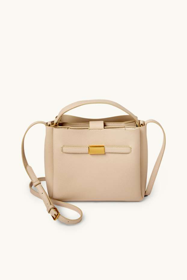 Donna - Borsa a tracolla - similpelle - beige