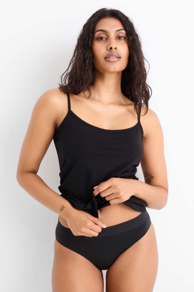 Women - Multipack of 3 - briefs - seamless - violet