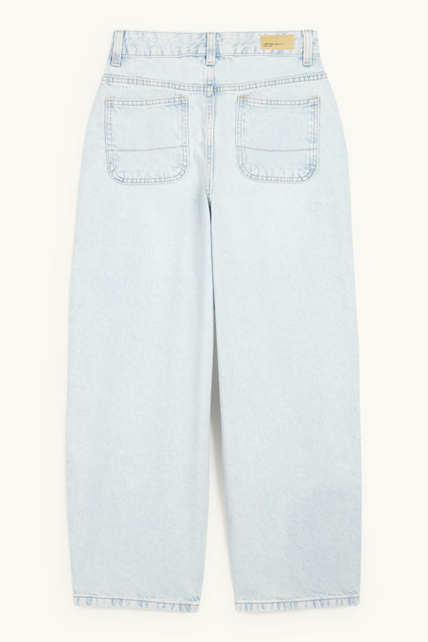 Children Girls - Balloon jeans - denim-light blue