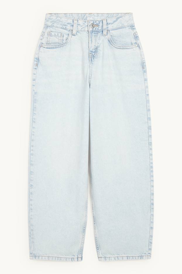 Children Girls - Balloon jeans - denim-light blue