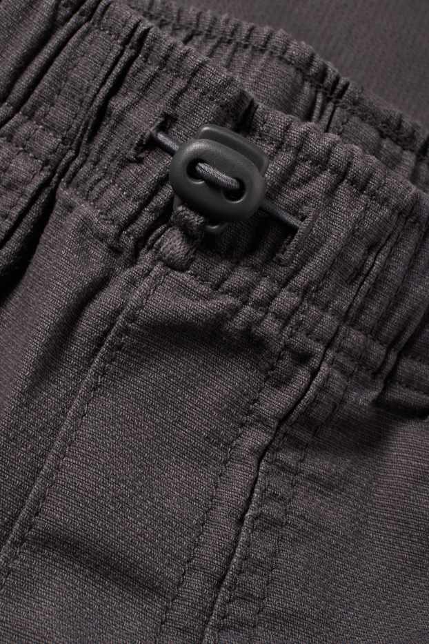 Enfants garçons - Pantalon cargo - gris foncé