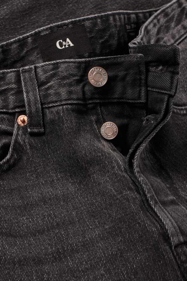Femmes - Vintage straight jean - mid waist - LYCRA® - jean gris foncé