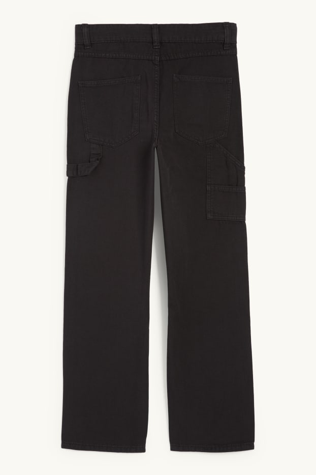 Children Boys - Cloth trousers - black