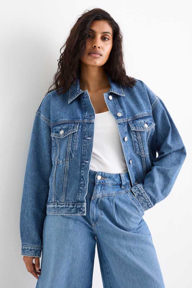 Femmes - Veste en jean - jean bleu