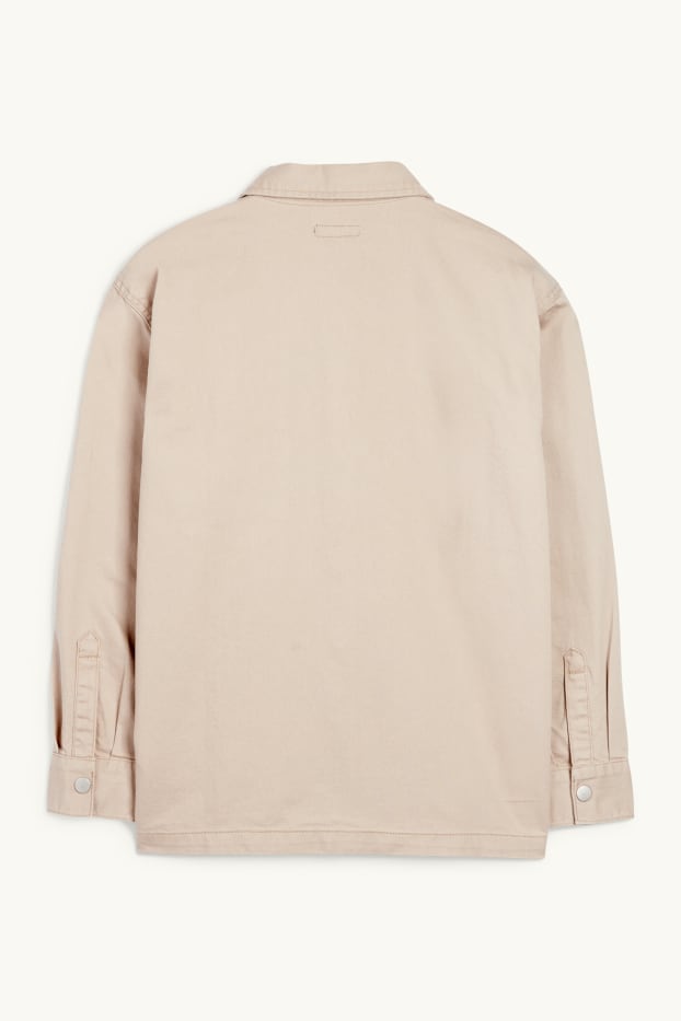 Enfants garçons - Chemise en jean - beige