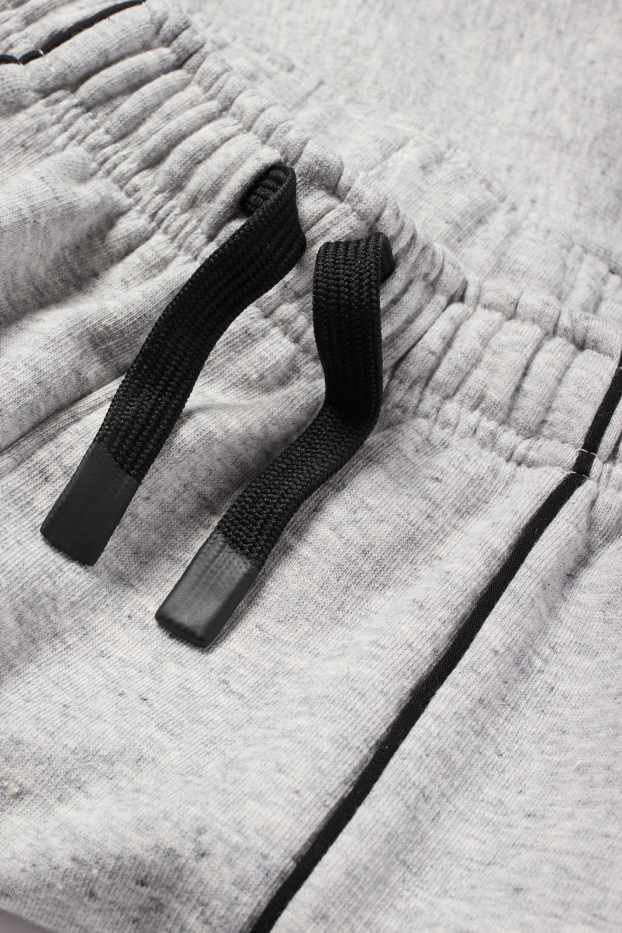 Kinder Buben - Jogginghose - hellgrau-melange