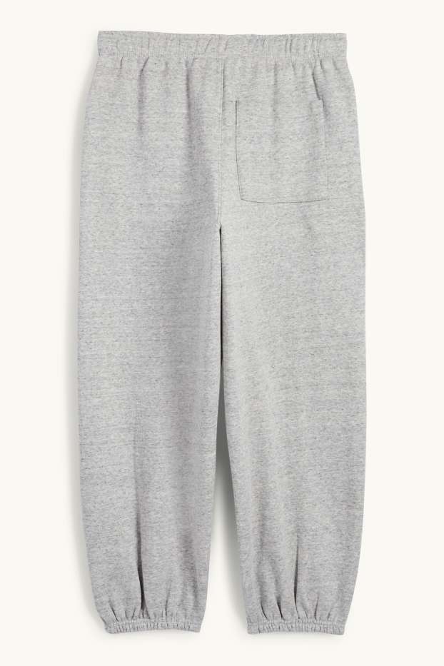 Kinder Buben - Jogginghose - hellgrau-melange