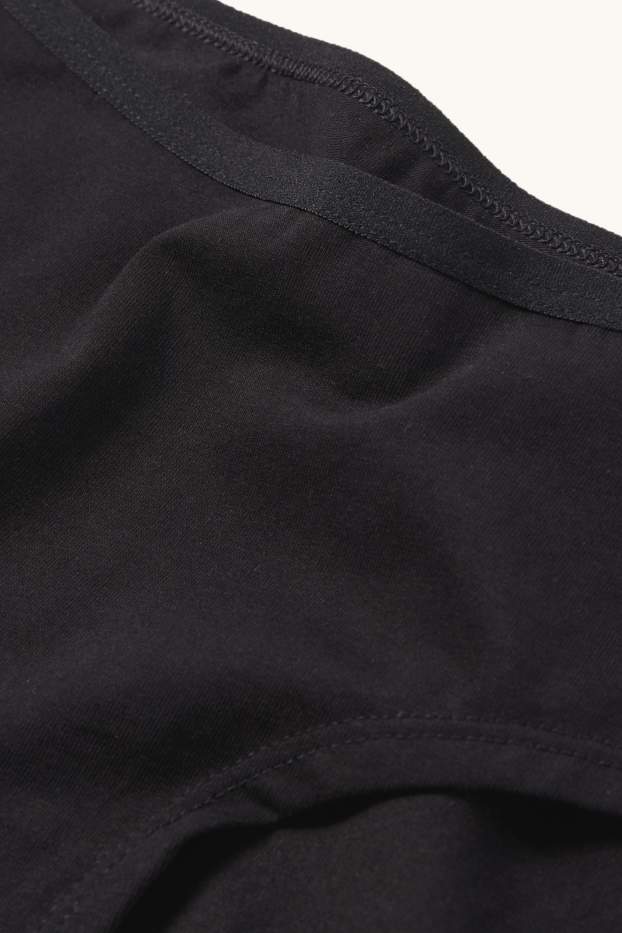 Femei - Multipack 3 perechi - chiloți hipster - negru