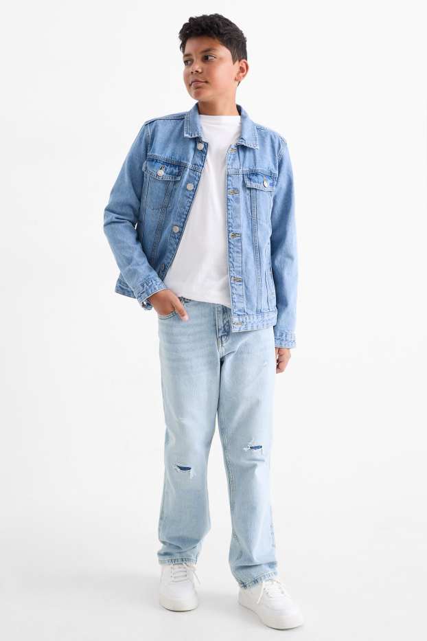 Children Boys - Relaxed jeans - denim-light blue