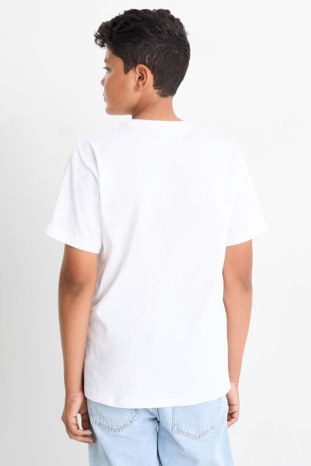 Children Boys - Pokémon - short sleeve T-shirt - white