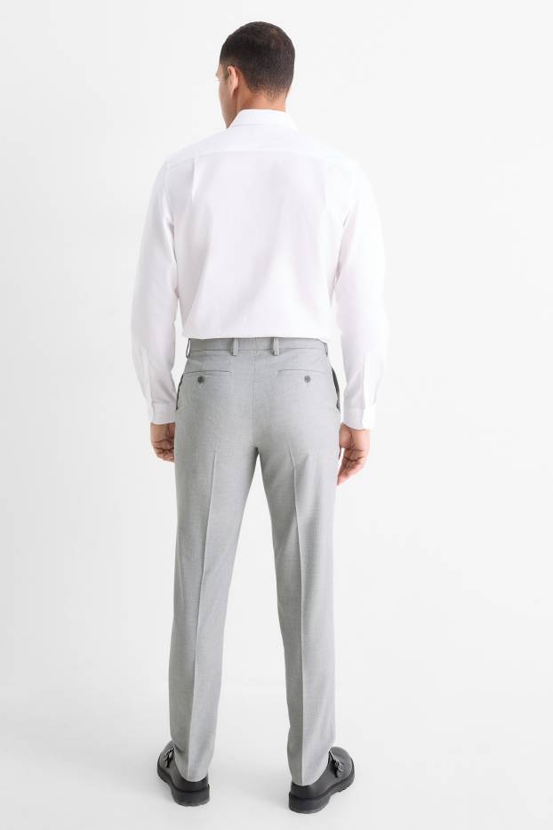 Herren - Baukasten-Hose - Regular Fit - Flex - hellgrau