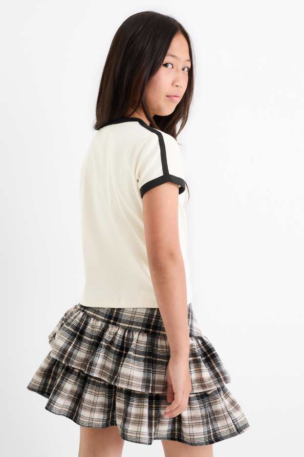 Children Girls - Atlanta - short sleeve T-shirt - cremewhite