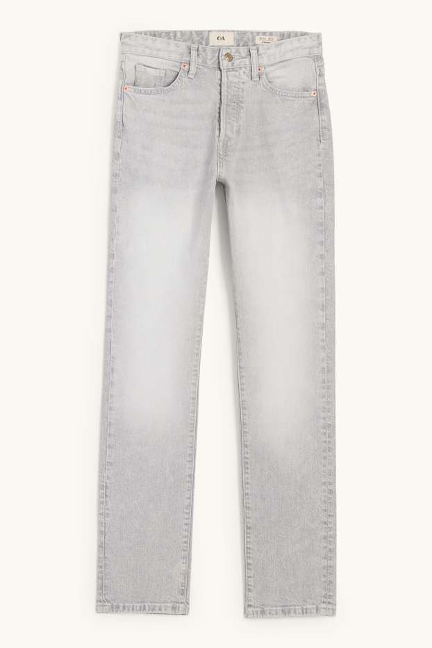 Femmes - Vintage straight jean - mid waist - LYCRA® - jean gris clair