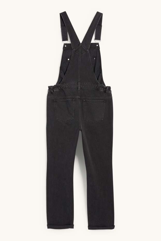 Femmes - Salopette en jean de grossesse - jean gris foncé