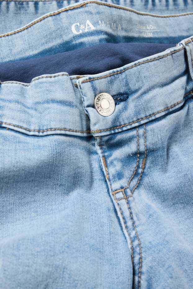 Women - Maternity jeans - slim jeans - LYCRA® - denim-light blue