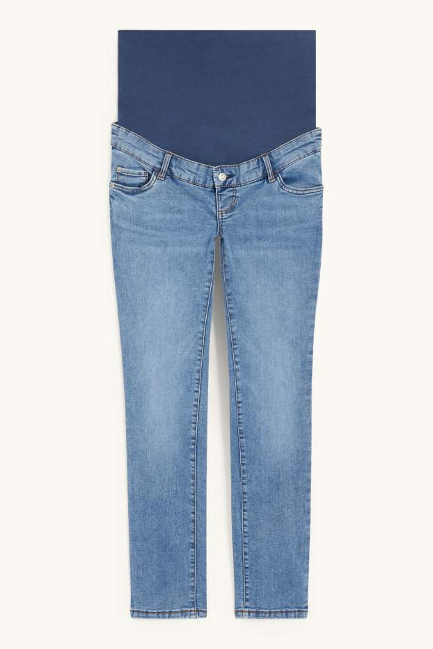 Femmes - Jean de grossesse - slim jean - LYCRA® - jean bleu