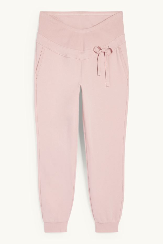 Femmes - Pantalon de jogging de grossesse - rose