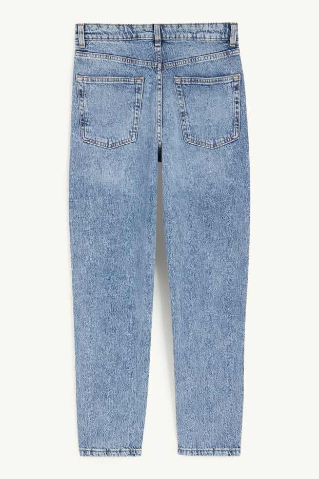 Femmes - Mom jean - high waist - LYCRA® - jean bleu