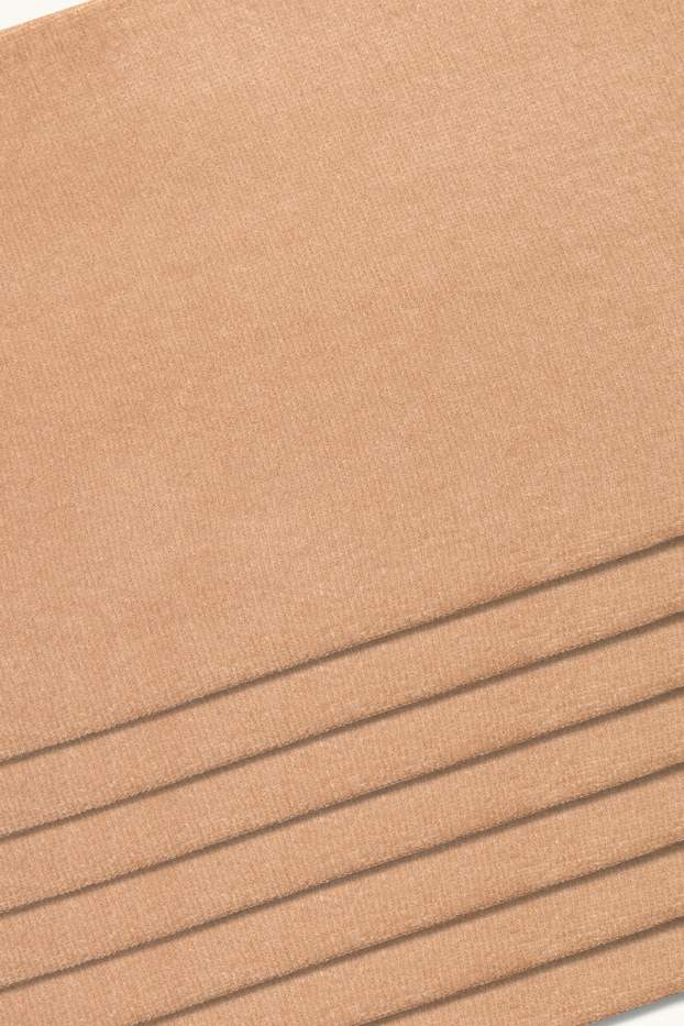 Damen - Multipack 7er - Feinsöckchen - 30 DEN - puder