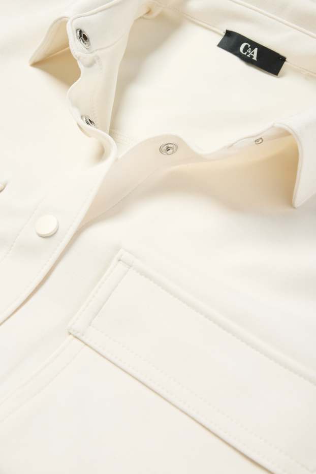 Femei - Bluză tip cămașă - alb-crem