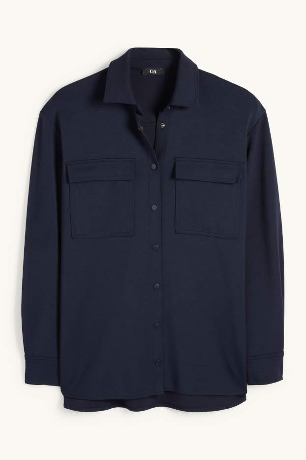 Femmes - Blouse-chemise - bleu foncé