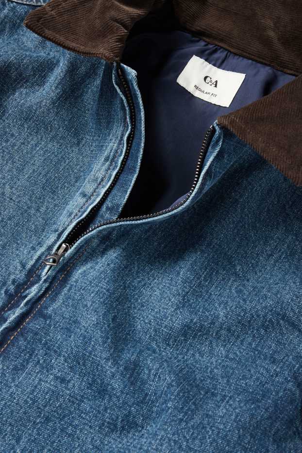Herren - Jeansjacke - jeansblau