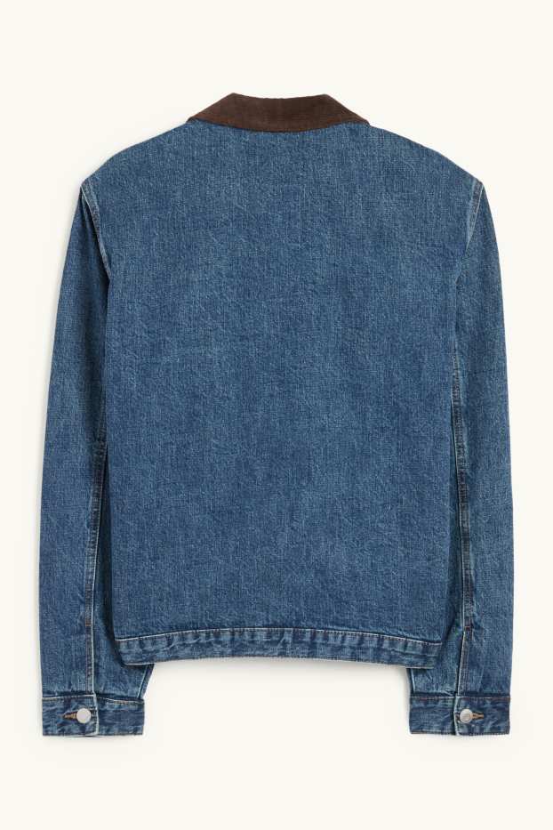 Herren - Jeansjacke - jeansblau