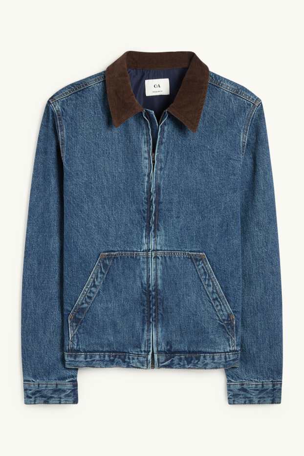 Herren - Jeansjacke - jeansblau