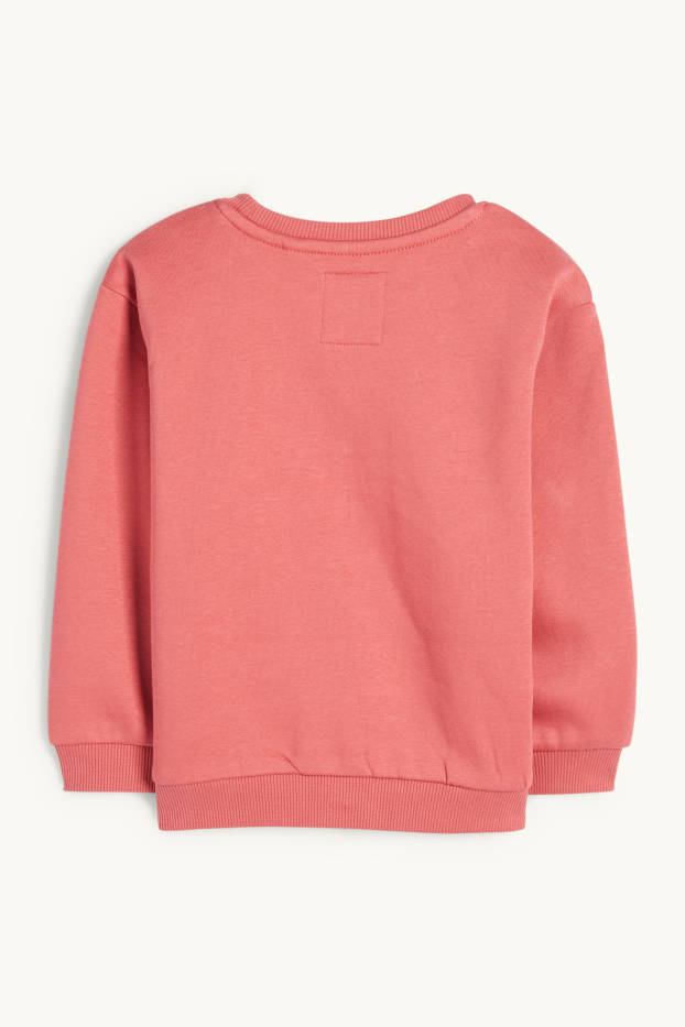 Děti - dívky - Minnie Mouse - mikina - tmavě růžová