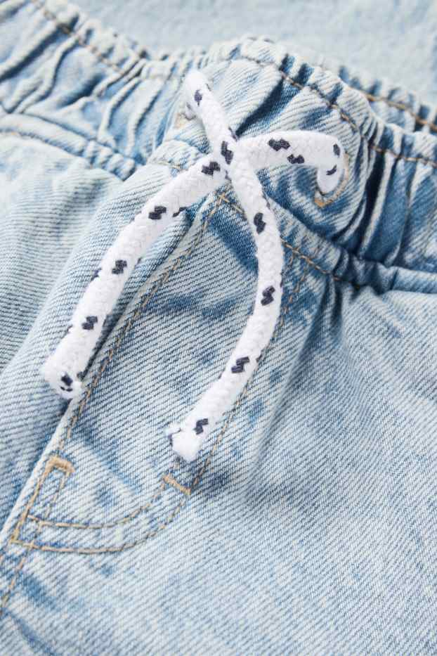 Kinder Jungen - Cargo Jeans - helljeansblau