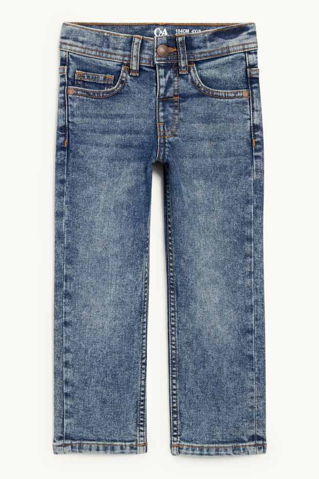 Kinderen: jongens - Straight jeans - jeansblauw
