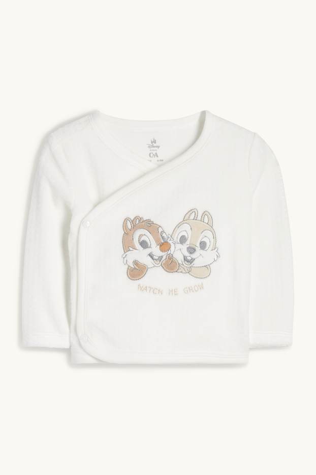 Unisex - Knabbel & Babbel - babypyjama - 2-delig - crème wit