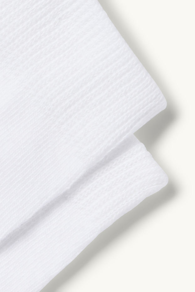 Bărbați - Multipack 7 perechi - șosete scurte - alb