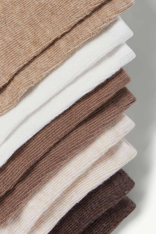 Bébés filles - Lot de 10 - chaussettes bébé - marron