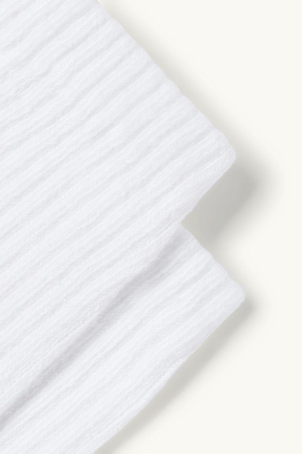 Femmes - Lot de 3 paires - chaussettes de tennis - blanc